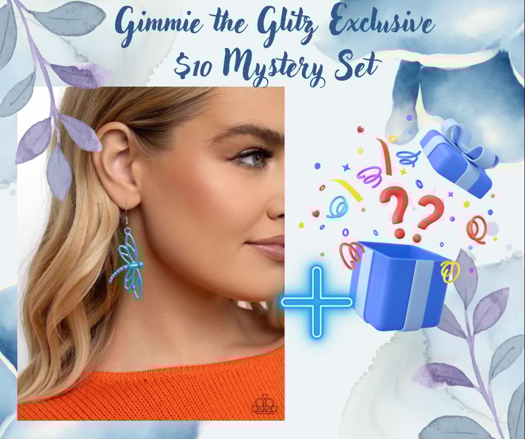 $16 GIMME THE GLITZ 2025 Dragonfly earring SET