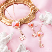 Load image into Gallery viewer, 2 pc SET: Gifted Garden - Rose Gold necklace + earring G024
