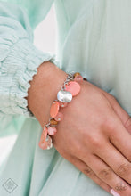 Load image into Gallery viewer, Spring Goddess - Orange necklace plus matching bracelet Springtime Springs 608
