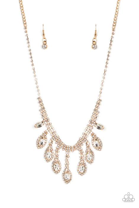 Reigning Romance - Gold Necklace C027