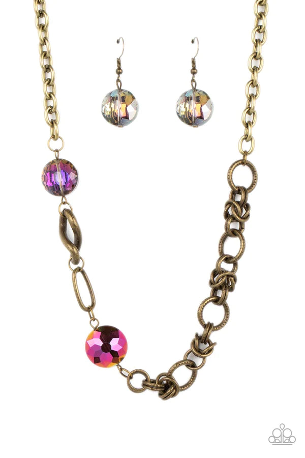 Celestially Celtic - Brass necklace C017