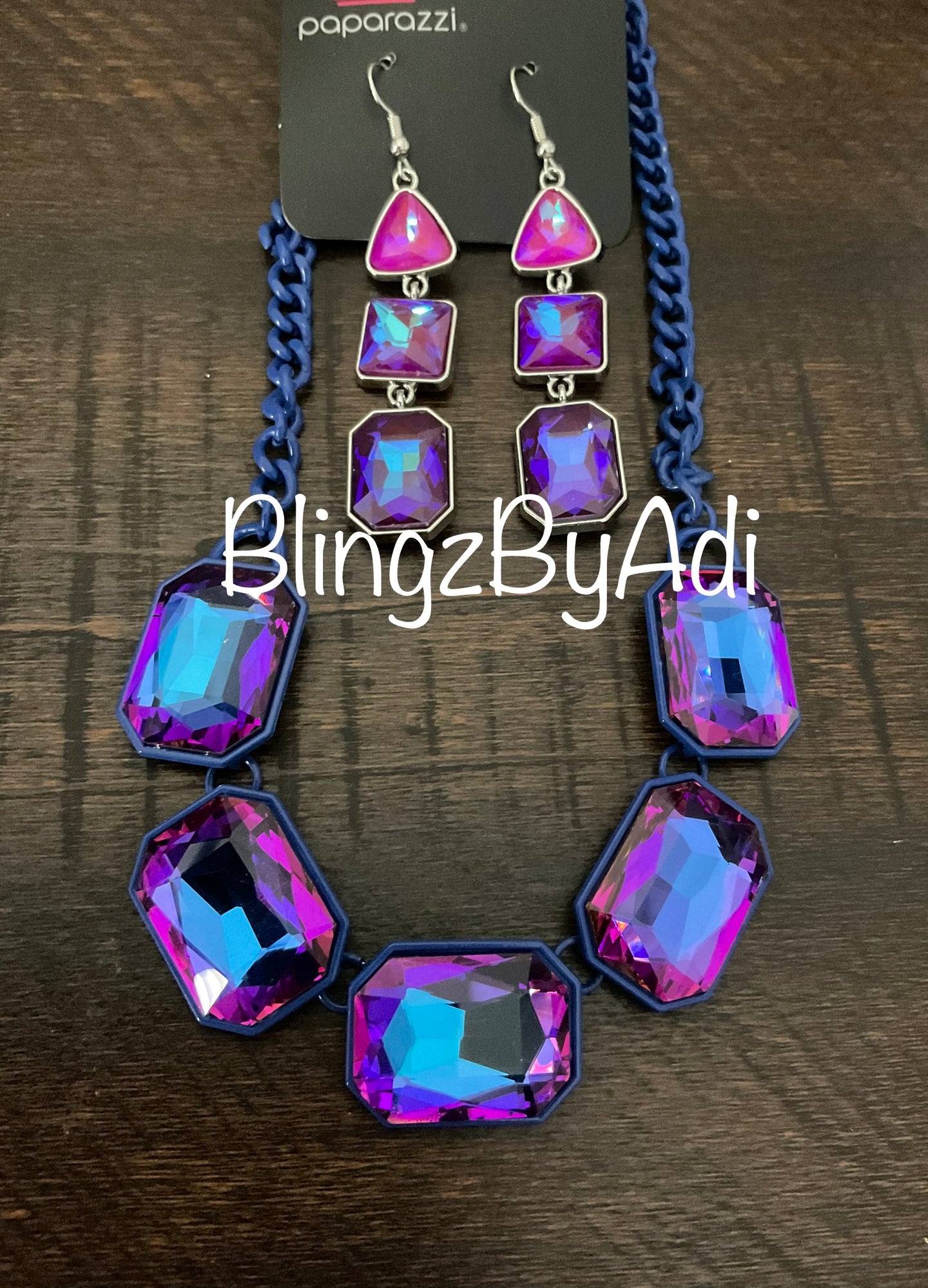 2 pc SET: Emerald City Couture + Cosmic Culture purple ER D058