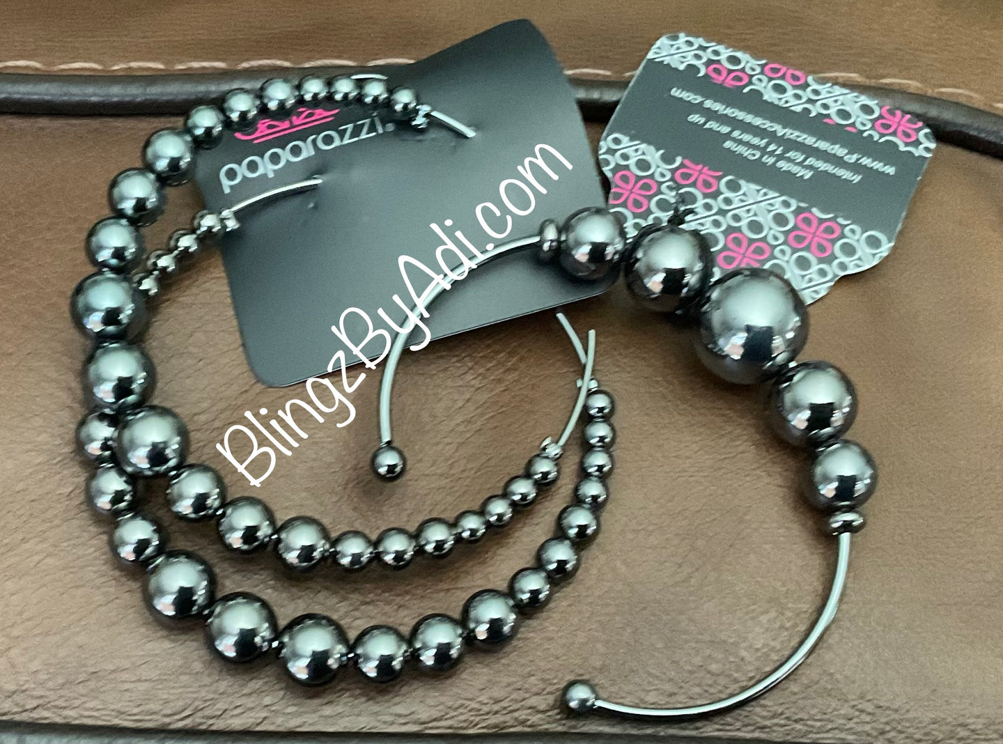 2 pc silver hoop/bracelet