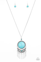 Load image into Gallery viewer, Rural Rustler - Blue necklace 795
