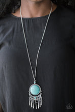 Load image into Gallery viewer, Rural Rustler - Blue necklace 795
