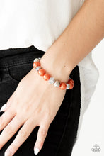 Load image into Gallery viewer, $16 SET: The Big-Leaguer - Orange plus matching bracelet 1586
