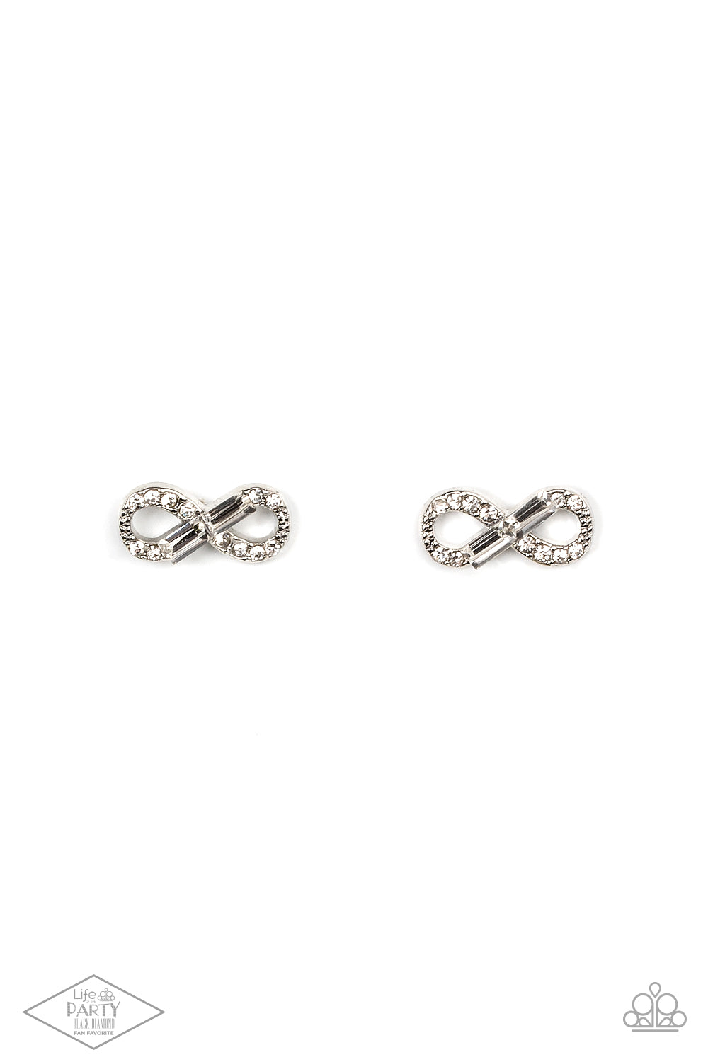 Turn Of The Century white post earring D075
