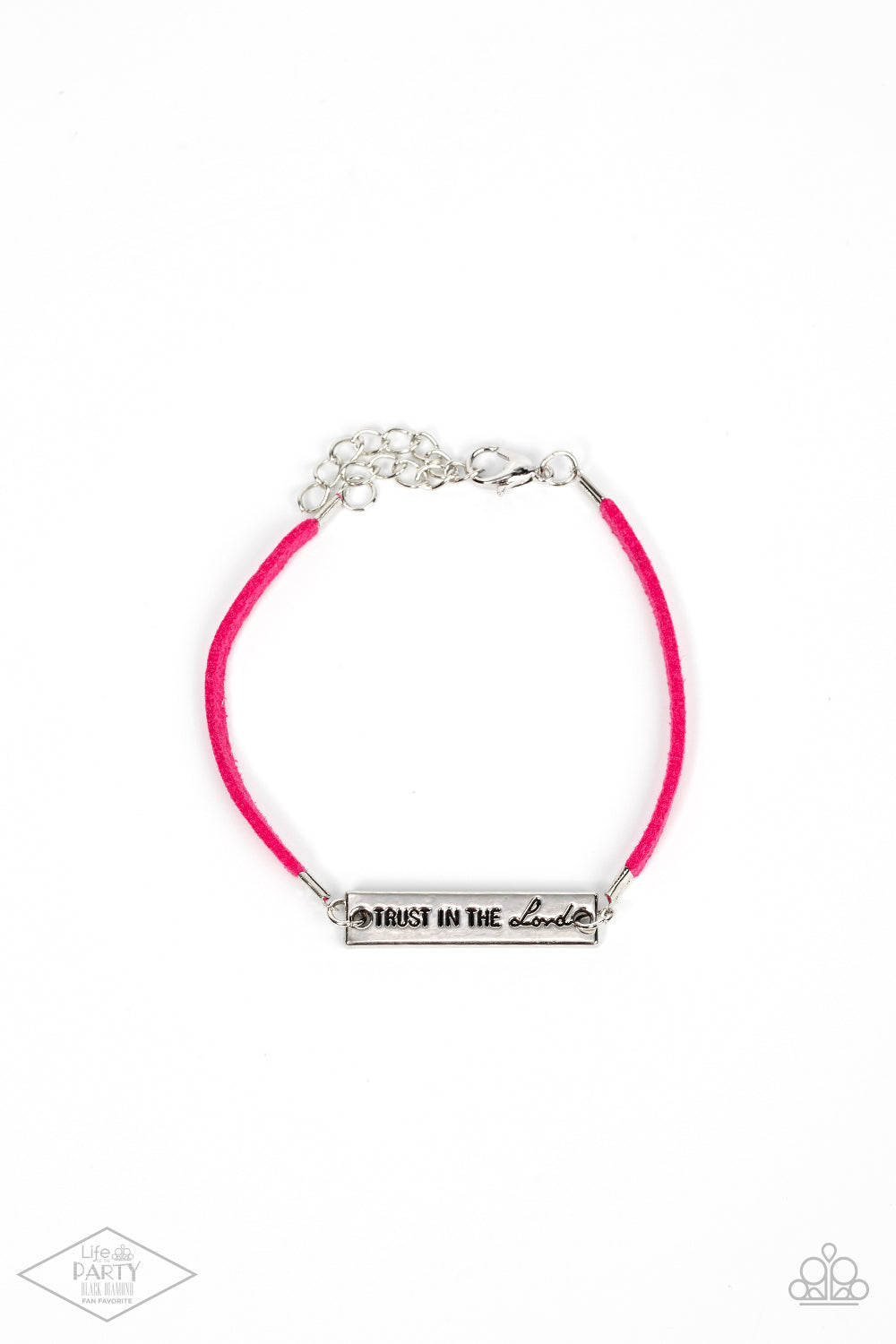 Have Faith - Pink bracelet A033