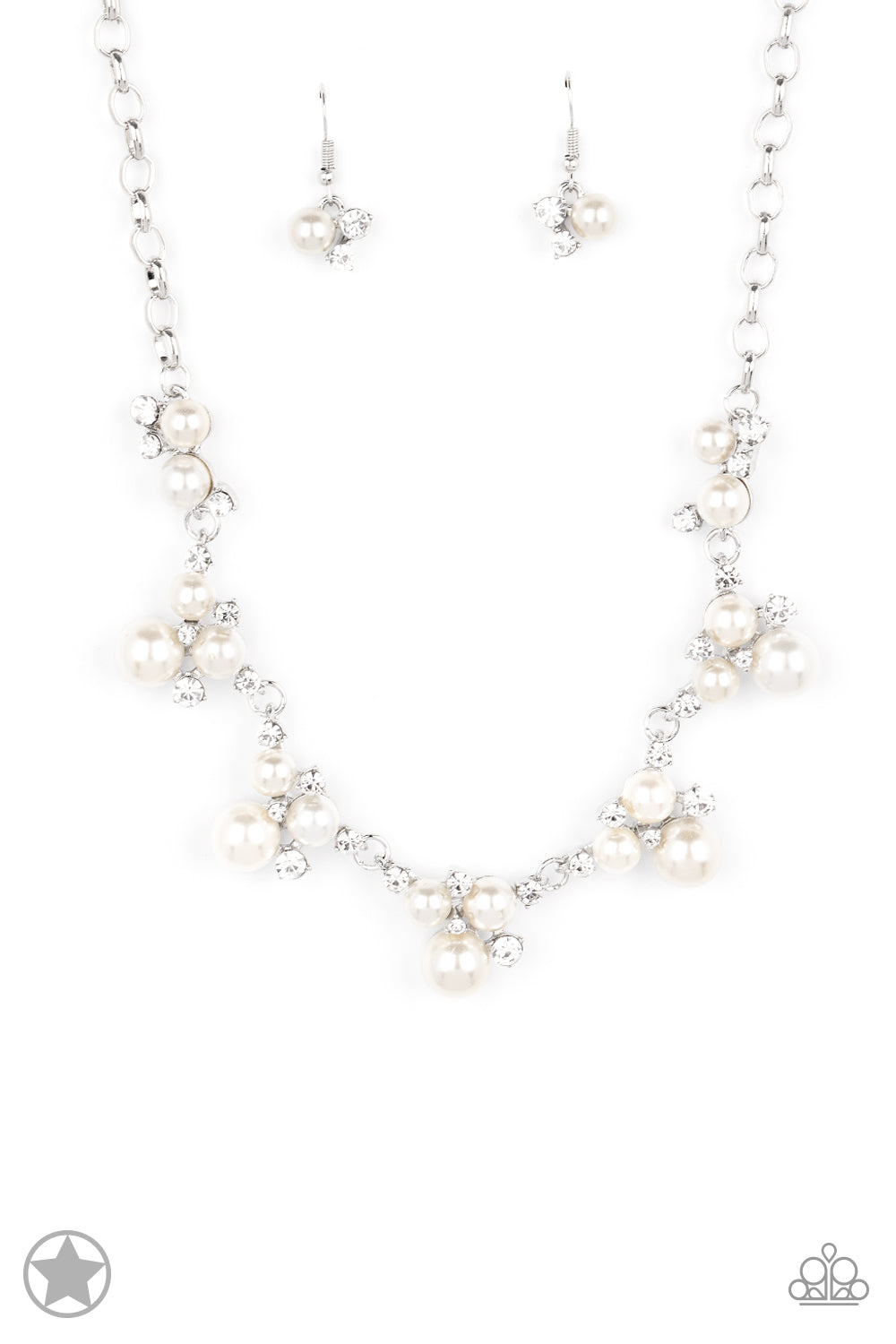 Toast To Perfection - White necklace 878