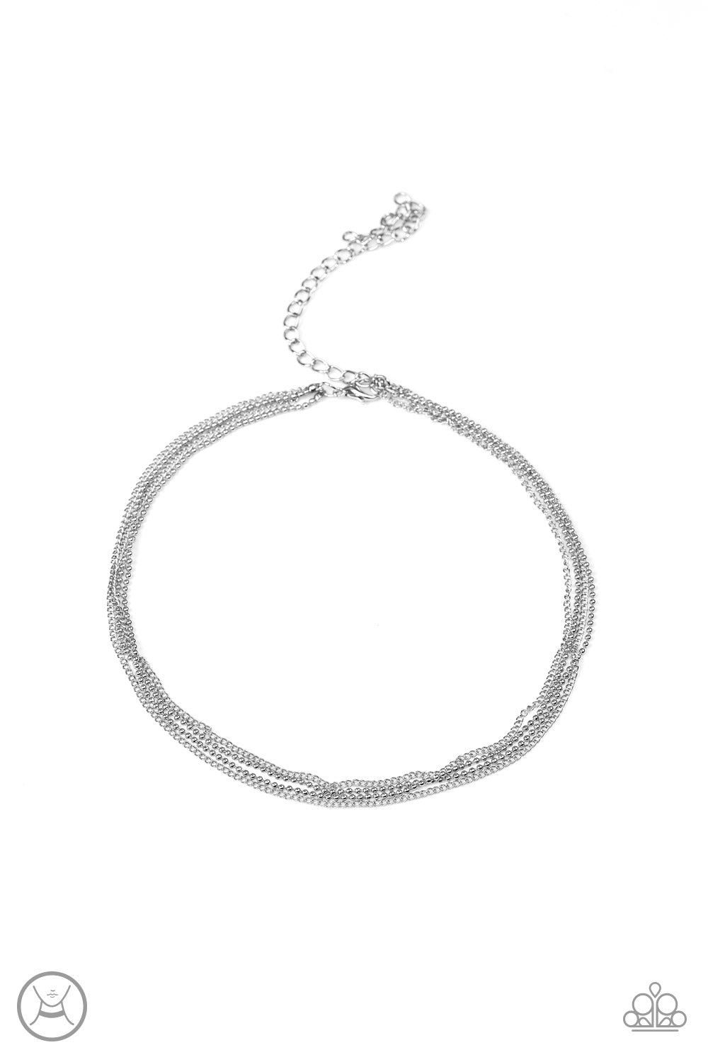If You Dare - Silver choker necklace 1765