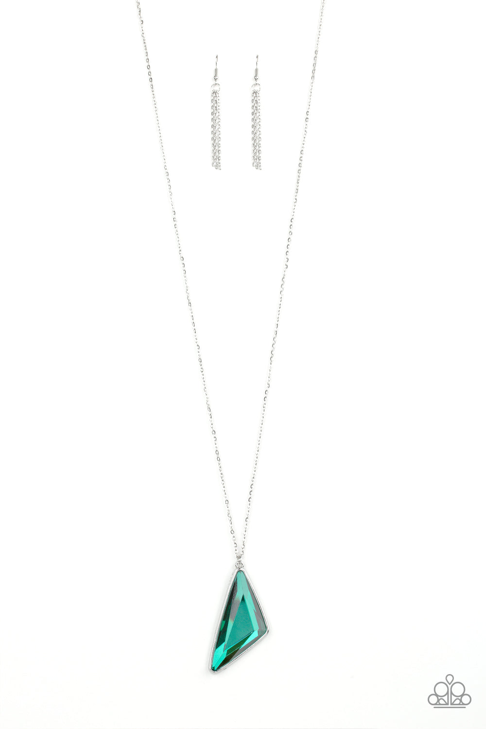 Ultra Sharp - green necklace 834