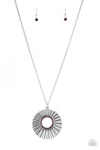 Load image into Gallery viewer, Chicly Centered - Purple necklace B105
