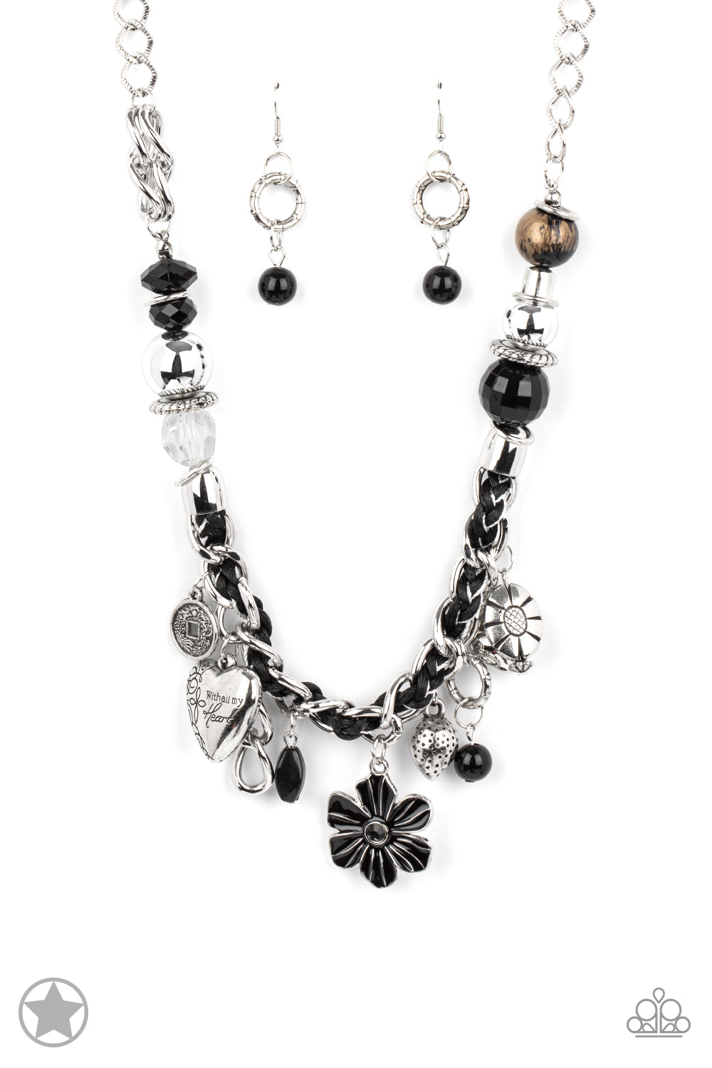 Charmed, I Am Sure - Black necklace B006
