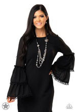 Load image into Gallery viewer, All The Trimmings - BLACK NECKLACE A040
