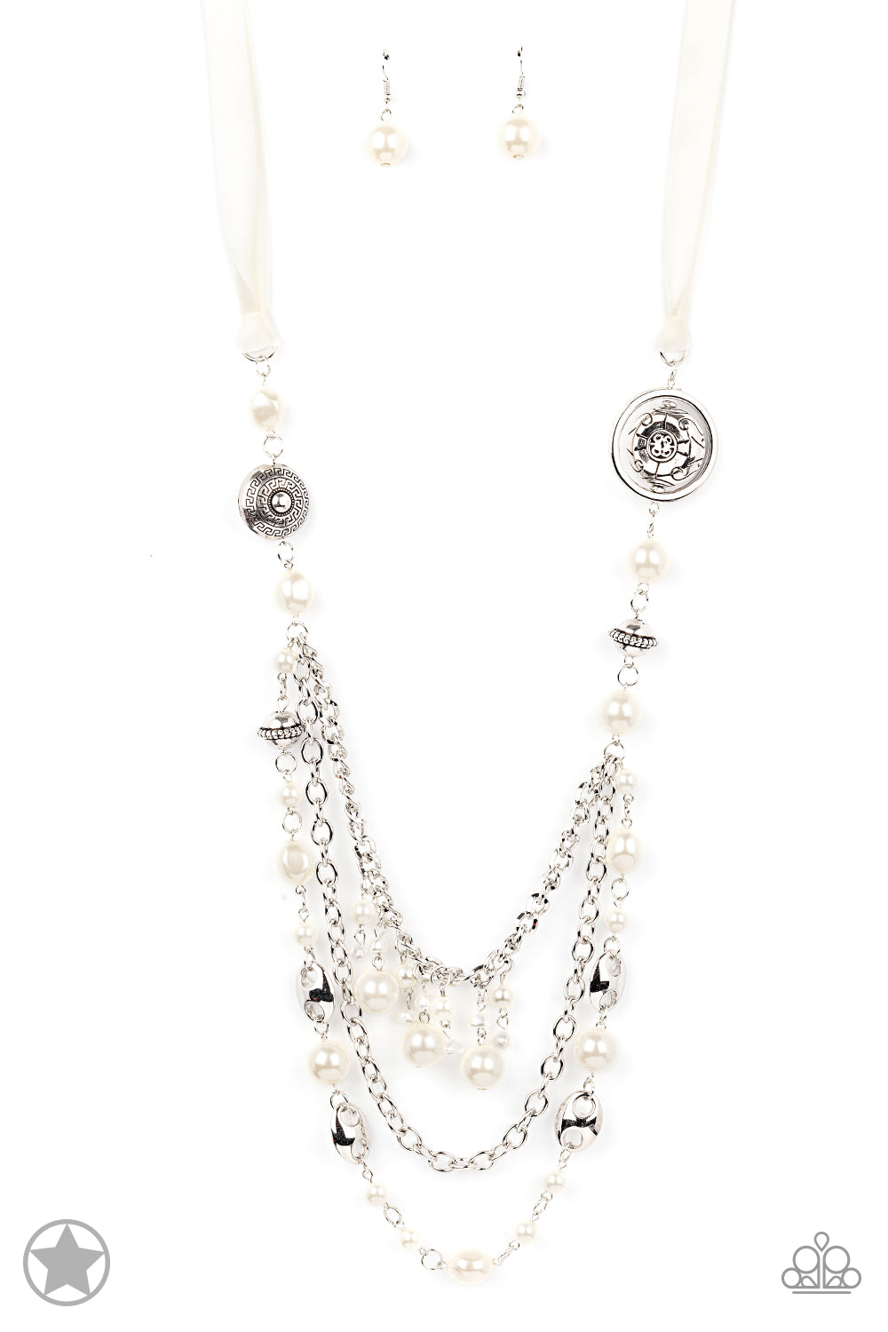 All The Trimmings - WHITE NECKLACE A040