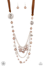 Load image into Gallery viewer, All The Trimmings - brown NECKLACE A040
