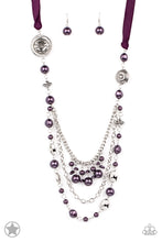Load image into Gallery viewer, All The Trimmings - Purple NECKLACE A040
