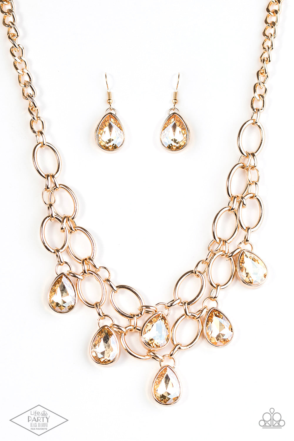 Show-Stopping Shimmer - Gold necklace 522