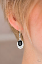 Load image into Gallery viewer, As Humanly POSH-ible - black earring 788
