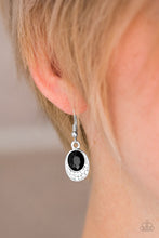 Load image into Gallery viewer, As Humanly POSH-ible - black earring 788
