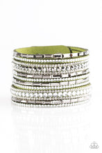 Load image into Gallery viewer, Wham Bam Glam - Green snap bracelet C028
