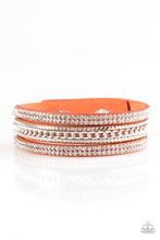 Load image into Gallery viewer, Unstoppable - Orange snap urban bracelet A008
