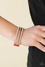 Load image into Gallery viewer, Unstoppable - Orange snap urban bracelet A008
