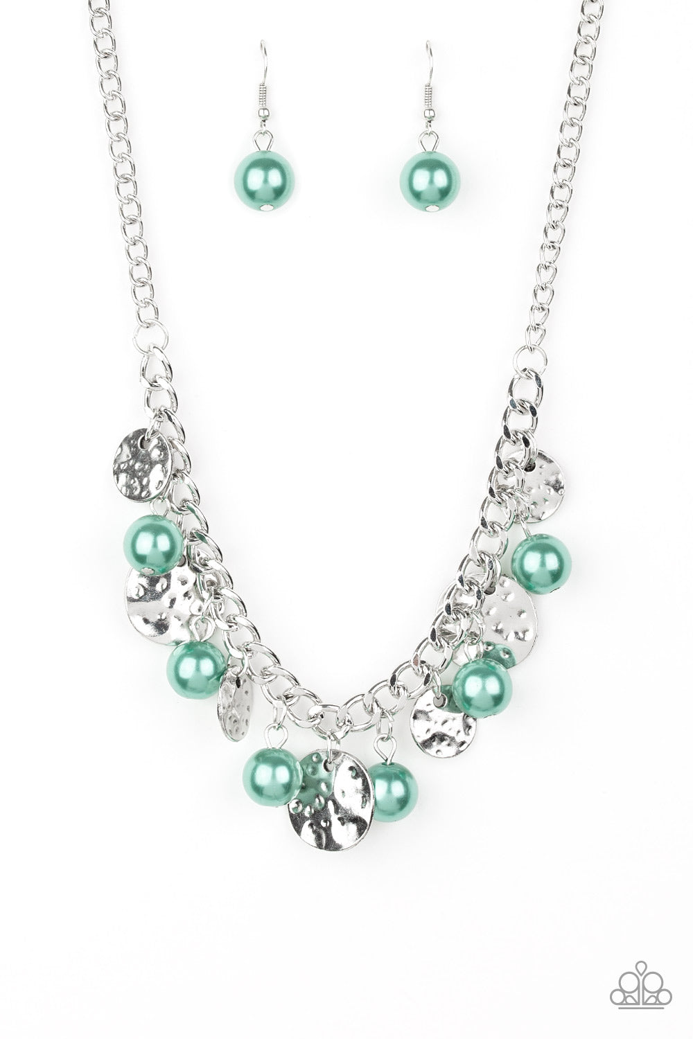 Seaside Sophistication - Green necklace plus matching bracelet SEA In A New Light 2015