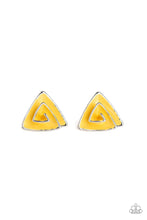 Load image into Gallery viewer, On Blast - Yellow post earring 958
