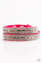 Load image into Gallery viewer, Shimmer and Sass - Pink urban bracelet C027
