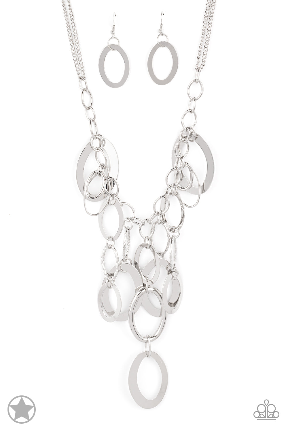 A Silver Spell - Silver blockbuster necklace 540