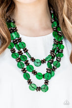 Load image into Gallery viewer, Key West Walkabout - Green necklace A079
