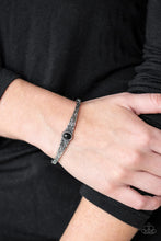 Load image into Gallery viewer, Make Your Own Path - Black cuff bracelet D071
