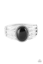 Load image into Gallery viewer, Desert Glyphs - black bracelet D033
