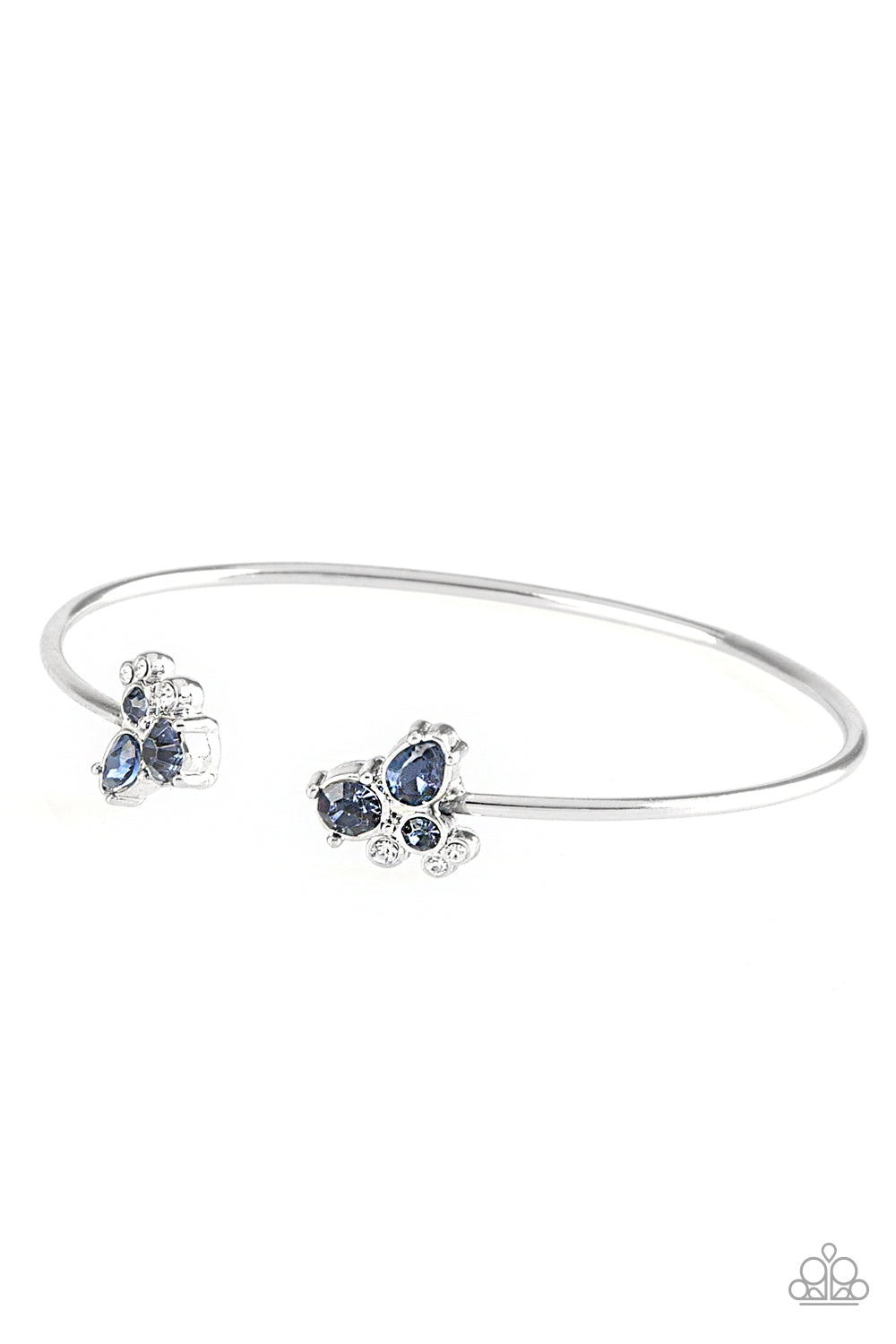 Going For Glitter - Blue cuff bracelet 2207