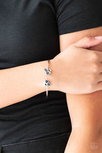 Load image into Gallery viewer, Going For Glitter - Blue cuff bracelet 2207
