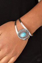 Load image into Gallery viewer, Deep In The TUMBLEWEEDS - Blue cuff bracelet F024
