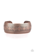 Load image into Gallery viewer, Gorgeously Gypsy - Copper cuff bracelet F029
