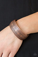 Load image into Gallery viewer, Gorgeously Gypsy - Copper cuff bracelet F029
