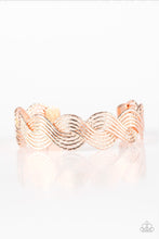 Load image into Gallery viewer, Braided Brilliance - Rose Gold cuff bracelet 848
