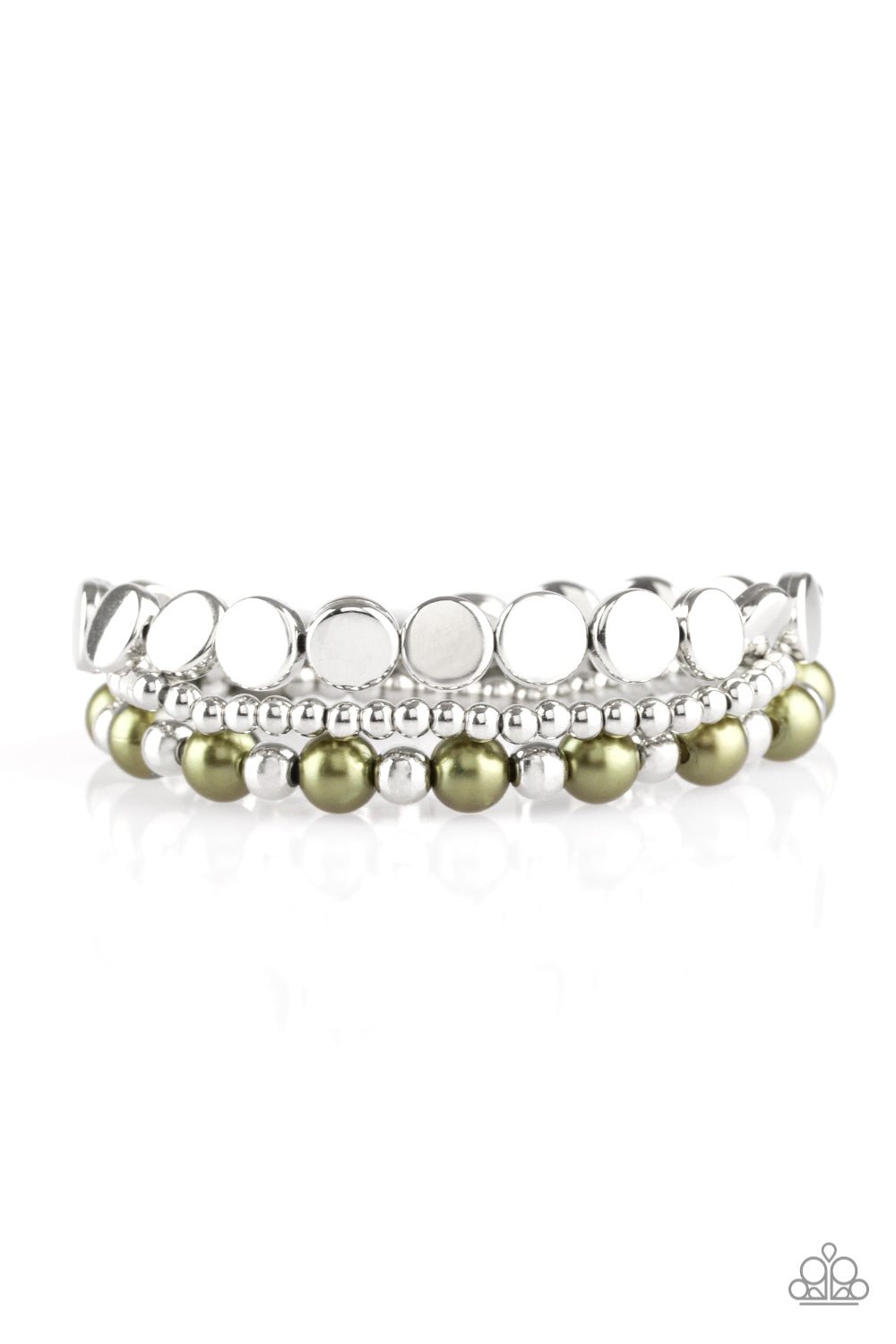 Girly Girl Glamour - Green bracelet 1581