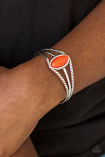 Load image into Gallery viewer, Western Wanderer - Orange CUFF bracelet D063
