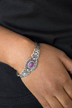 Load image into Gallery viewer, Wide Open Mesas - Purple cuff bracelet 1621
