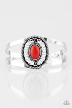 Load image into Gallery viewer, Deep In The TUMBLEWEEDS - Red cuff bracelet B119
