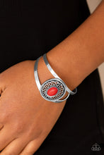 Load image into Gallery viewer, Deep In The TUMBLEWEEDS - Red cuff bracelet B119
