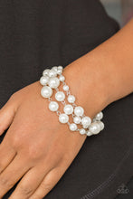 Load image into Gallery viewer, Until The End Of TIMELESS - White bracelet 582
