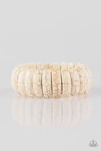 Load image into Gallery viewer, Peacefully Primal - white bracelet 501
