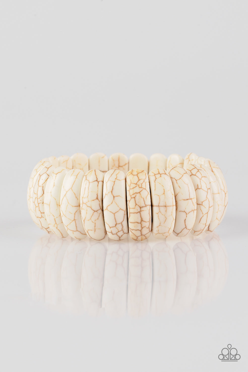 Peacefully Primal - white bracelet 501