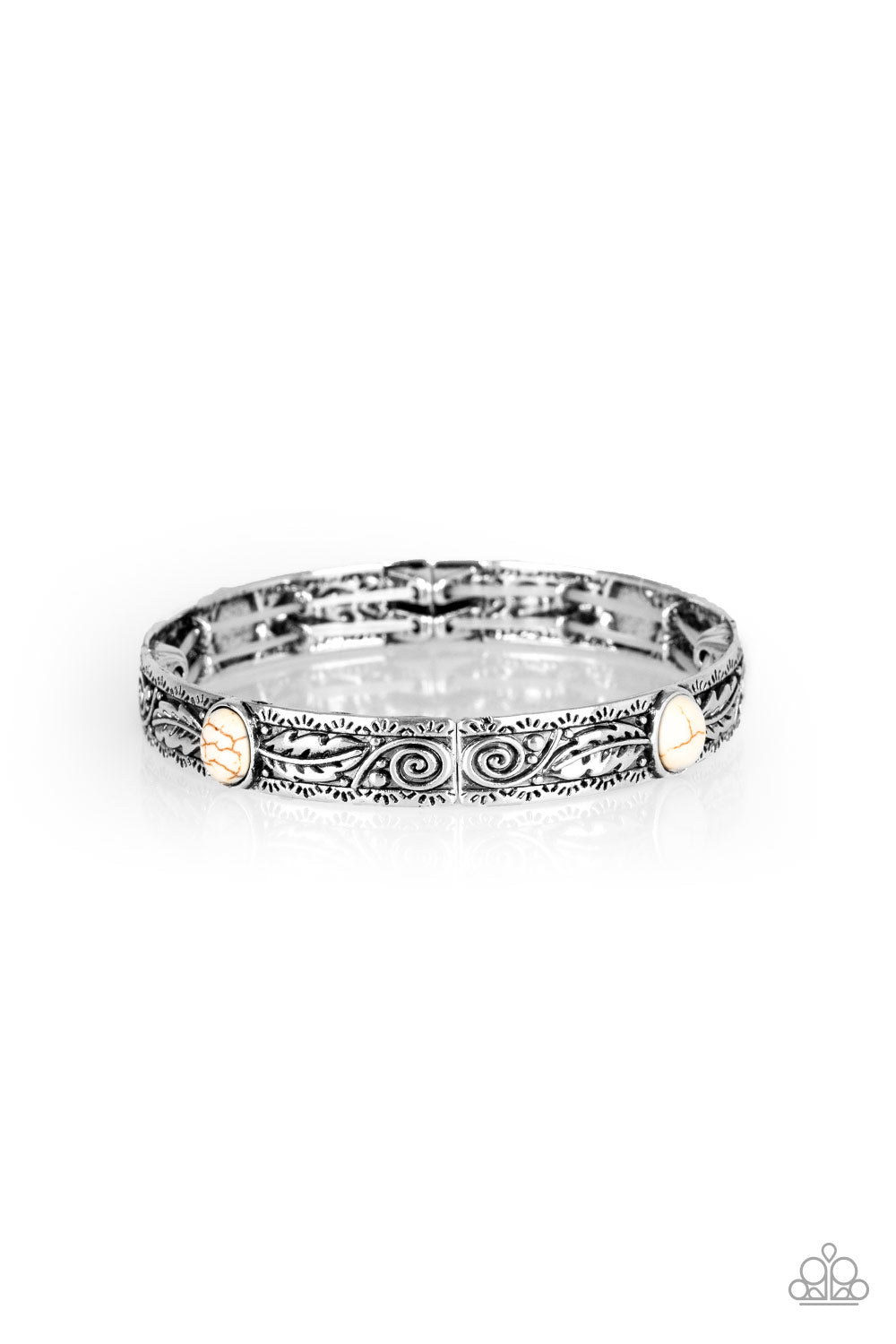 Wild West Story - White bracelet B128