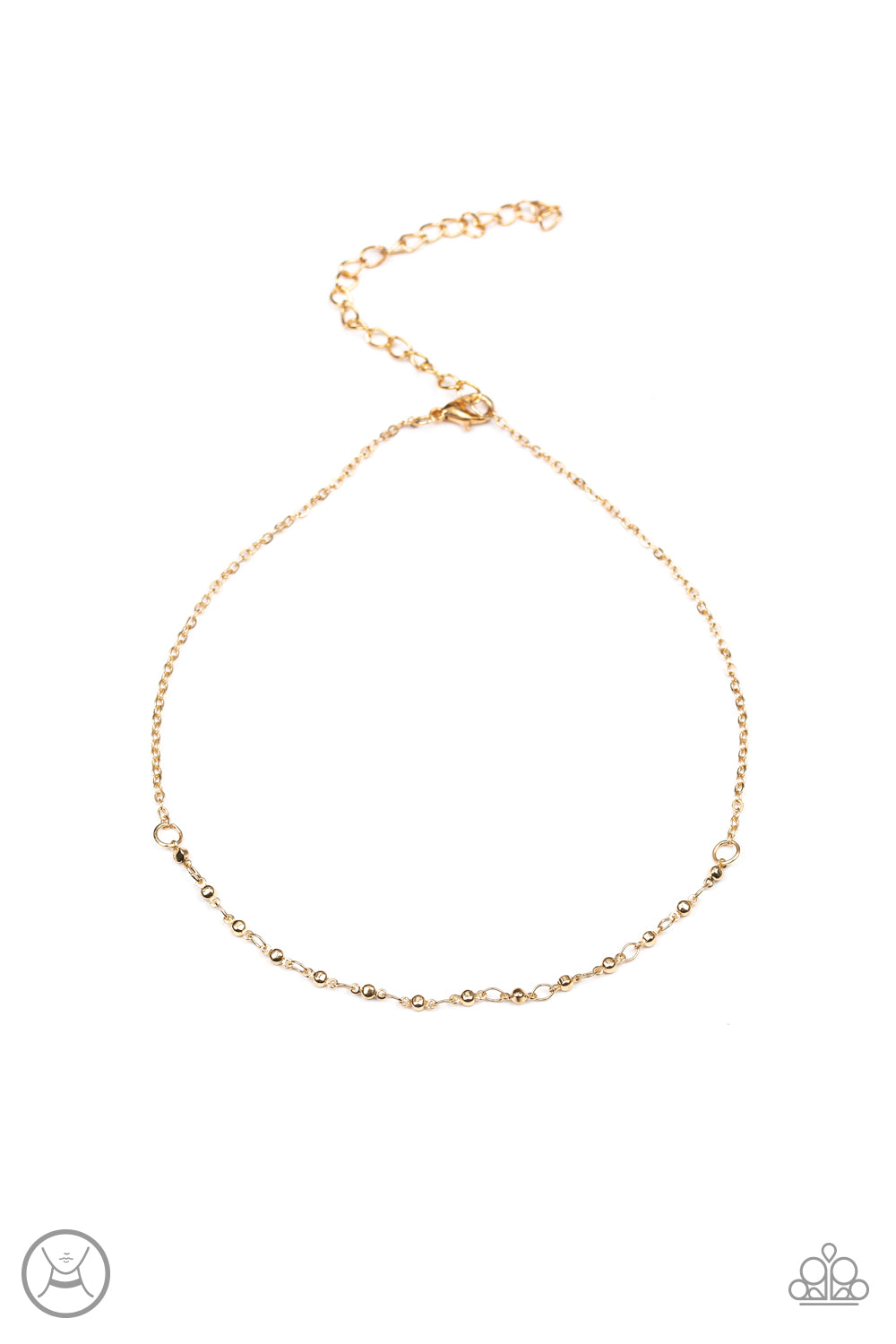 Take A Risk - Gold choker necklace 2051